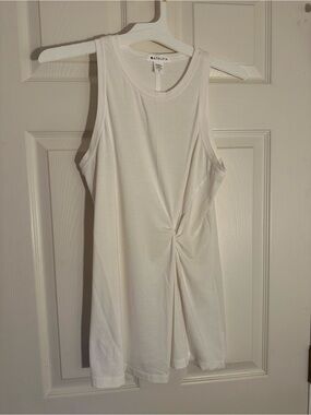 Athleta Radiate White Twist-Front Tank Top — size Small